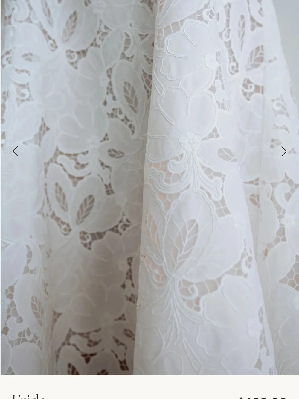 Jenny Yoo Frida White Strapless Lace Midi Dress - Picture 5 of 8